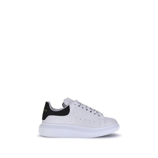 White Calf Leather Bos Taurus Platform Sneakers