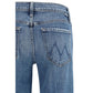 Blue Cotton Relaxed Fit Jeans