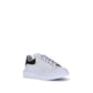 White Calf Leather Bos Taurus Platform Sneakers