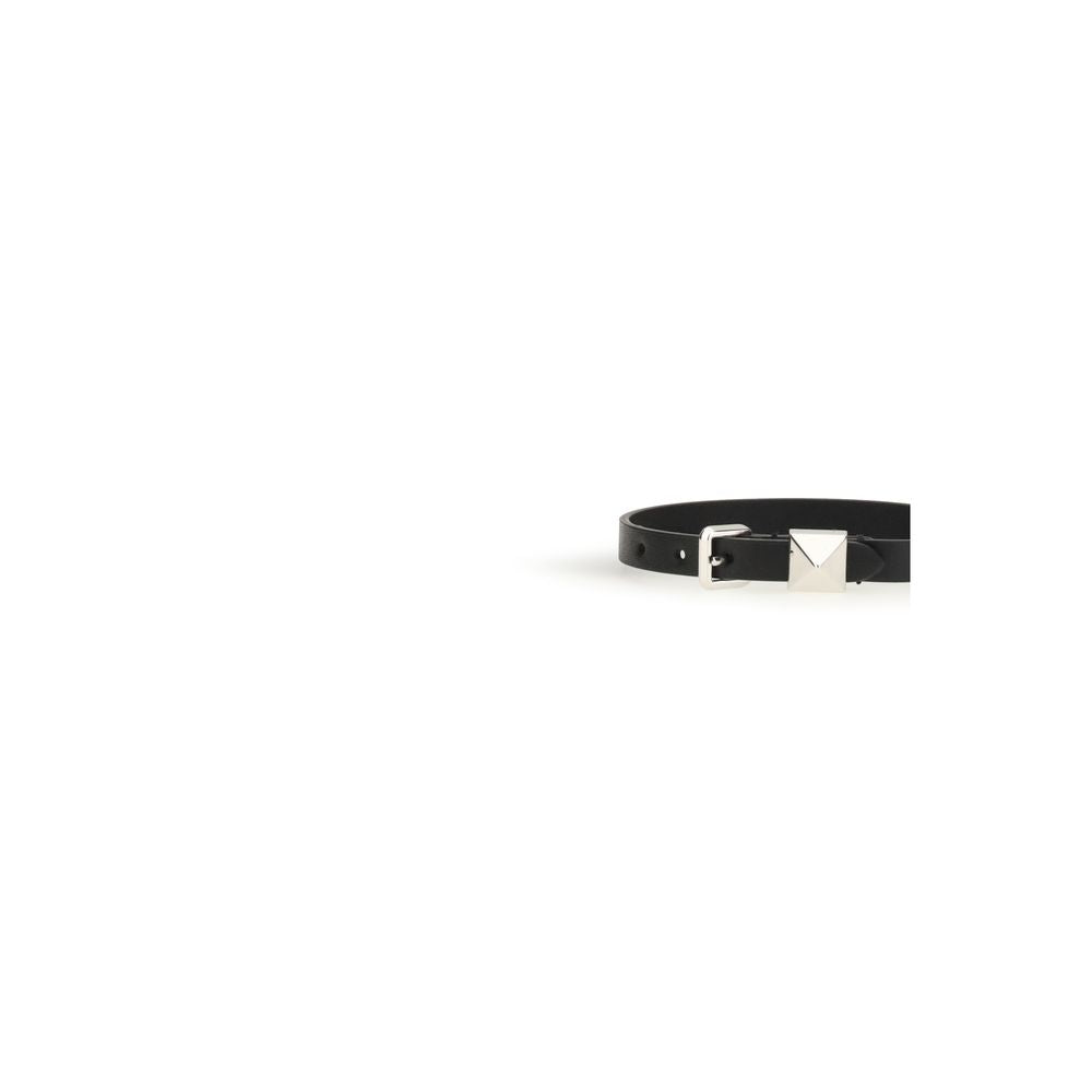 Black Calf Leather Bos Taurus Bracelet