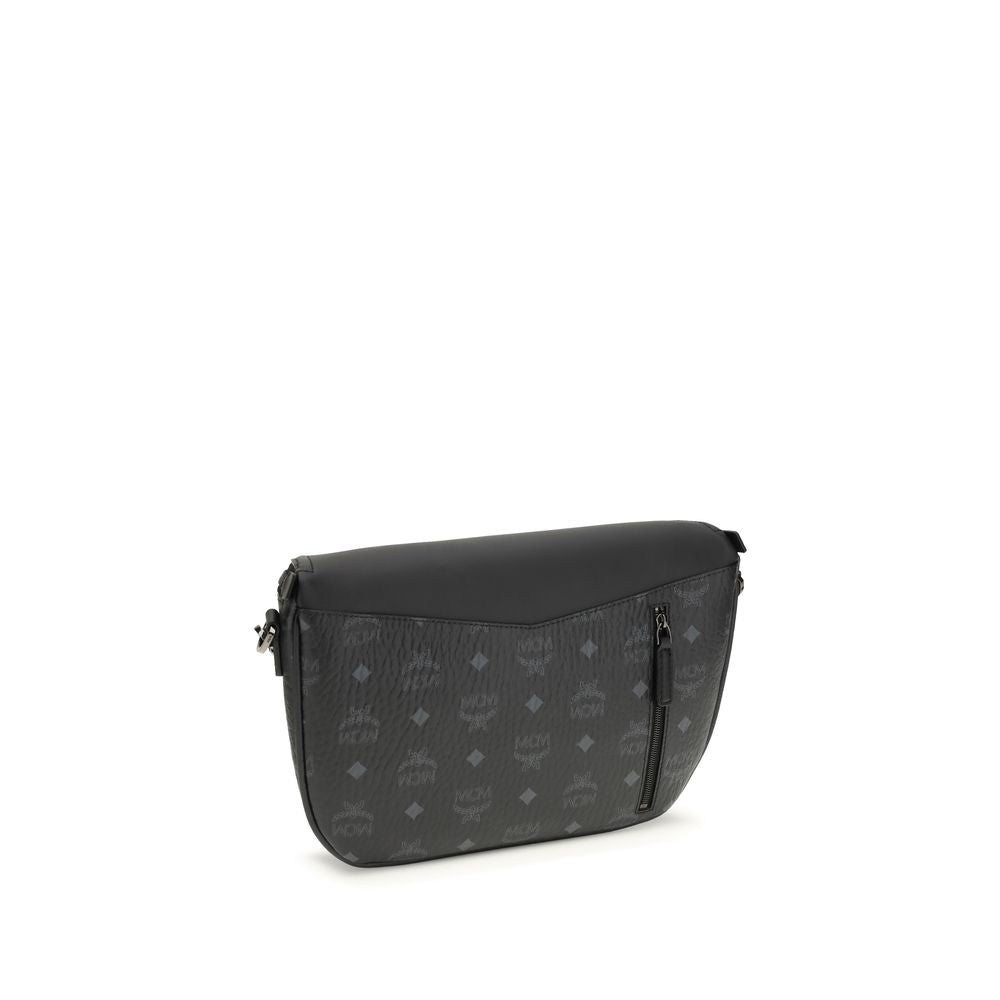 Black Calf Leather Bos Taurus Shoulder Bag
