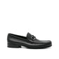 Black Calfskin Slip-On Loafers