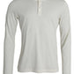 White Cotton Long Sleeve T-Shirt