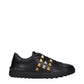 Black Leather Sneakers