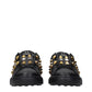 Black Leather Sneakers