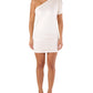 White Polyester Casual Dress