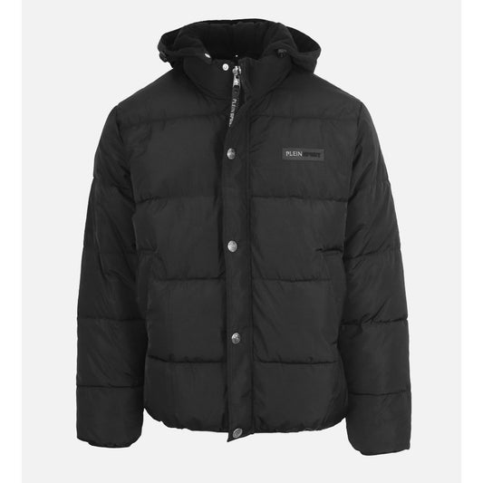 Black Polyester Parka