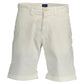 White Cotton Bermuda Shorts