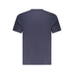 Blue Cotton Men T-Shirt