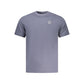 Blue Cotton Men's T-Shirt