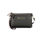Black Polyurethane Women's Crossbody Bag
