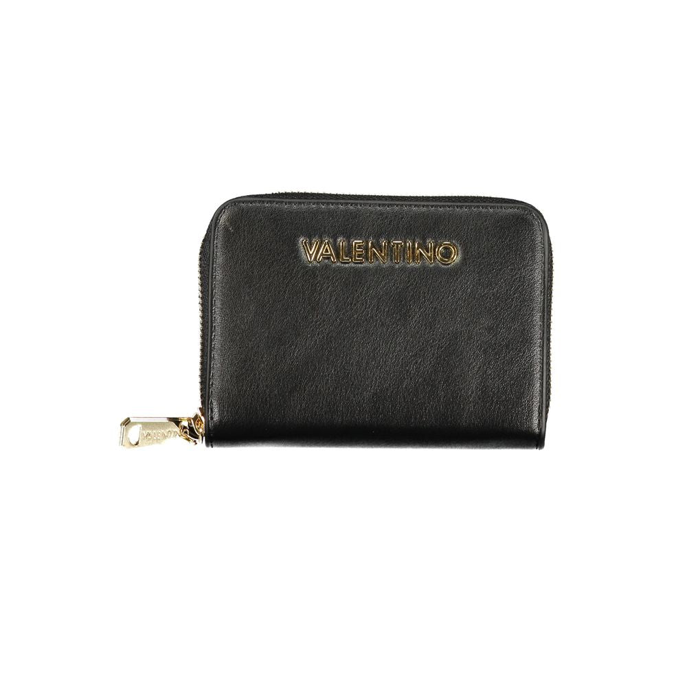 Black Polyurethane Women Wallet