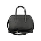 Black Polyurethane Women Handbag