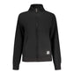 Black Cotton Women Sweatshirt