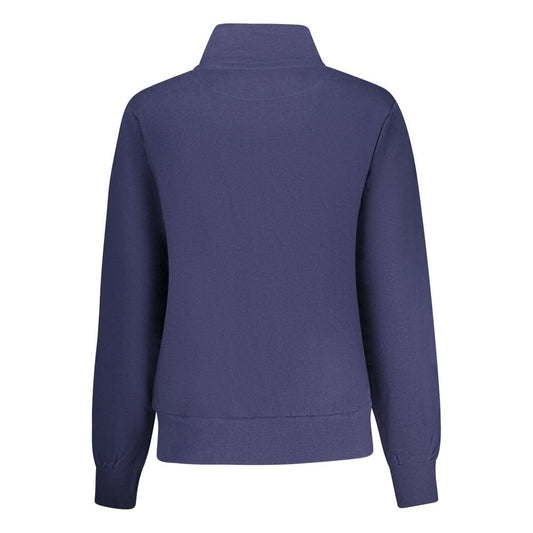 Blu Cotton Women Sweatshirt