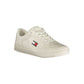 White Polyurethane Men Sneaker