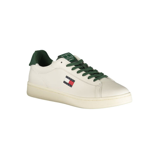 Bianco Polyurethane Men Sneaker