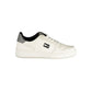 White Polyurethane Men Sneaker