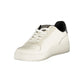 White Polyurethane Men Sneaker