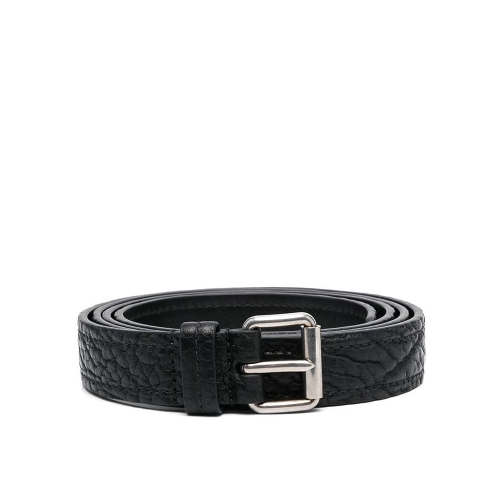 Black Calfskin Regular Belt