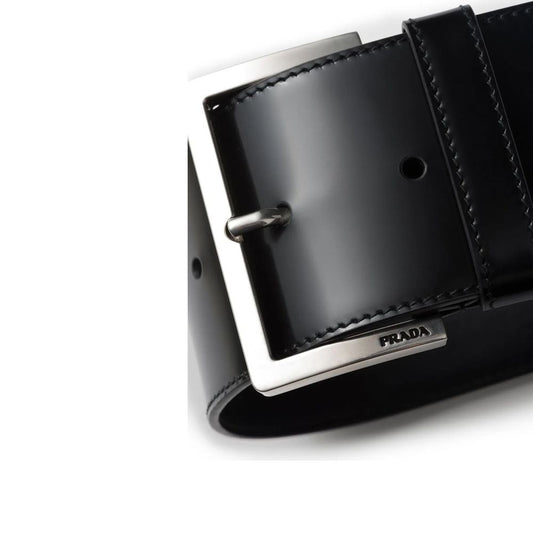 Black Calfskin Shoulder Strap