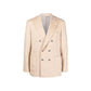 Beige Wool Full-Length Jacket