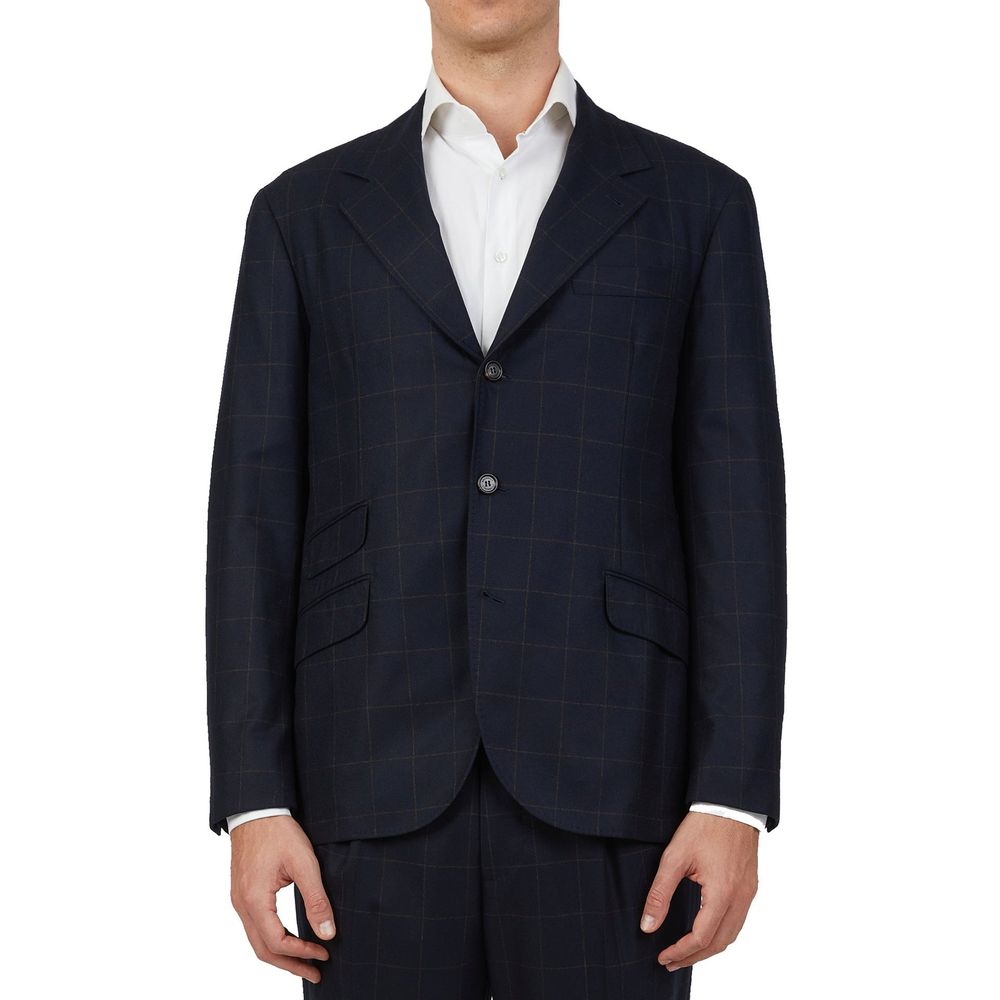 Blue Wool Two-Piece Suit