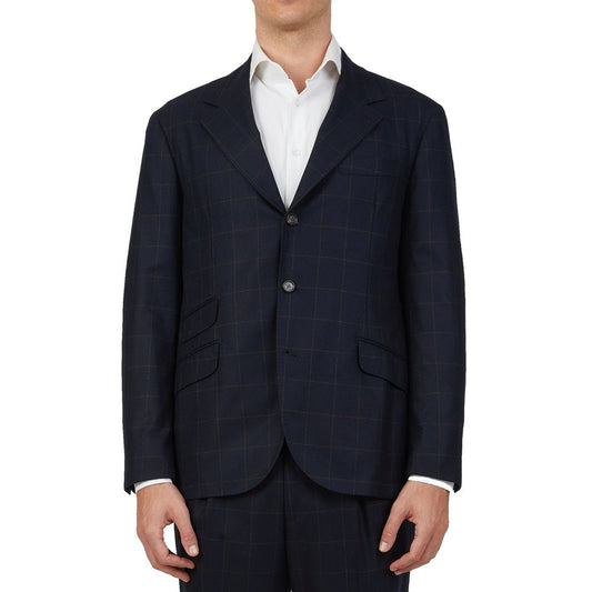 Blue Wool Two-Piece Suit