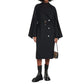Black Polyester Coat