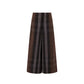 Brown Cotton Casual Pants