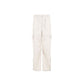 Beige Polyester Cargo Pants