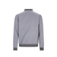 Gray Polyester Bomber