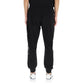 Black Cotton Athletic Pants