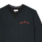 Black Cotton Sweatshirt