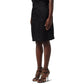 Black Copper Midi Skirt