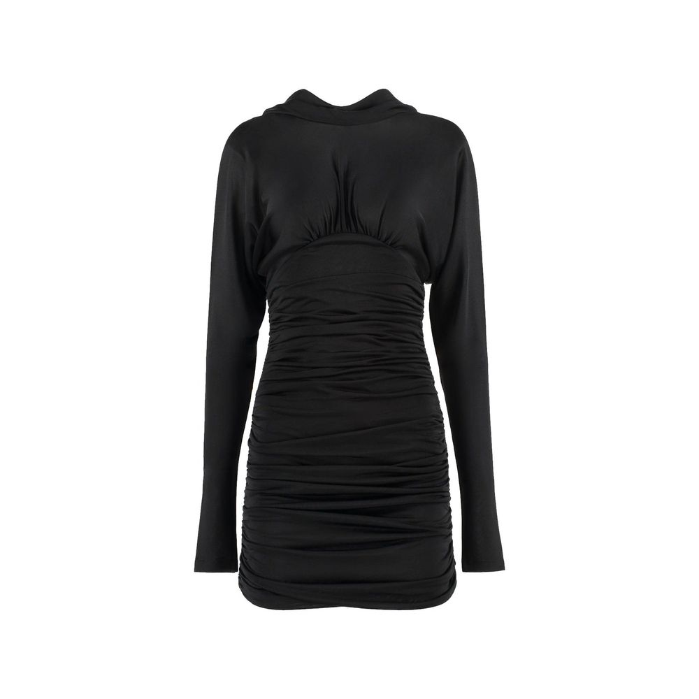 Black Viscose Cocktail Dress