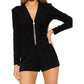 Black Acetate Jumpsuit