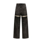 Black Cotton High-Waisted Jean
