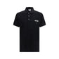 Black Cotton Polo Shirt