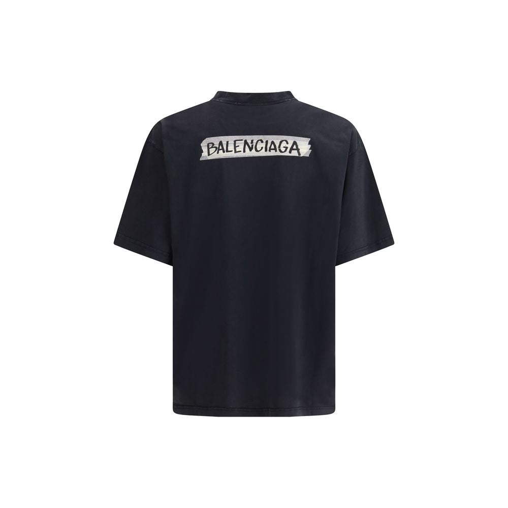 Black Cotton T-Shirt