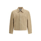 Beige Cotton Denim Jacket