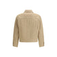 Beige Cotton Denim Jacket