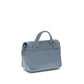 Light Blue Calf Leather Bos Taurus Handbag