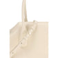 Cream Other Fibres Shoulder Bag