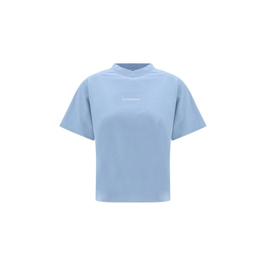 Light Blue Cotton T-Shirt