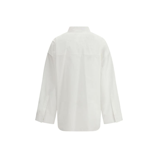 White Cotton Dress Shirt