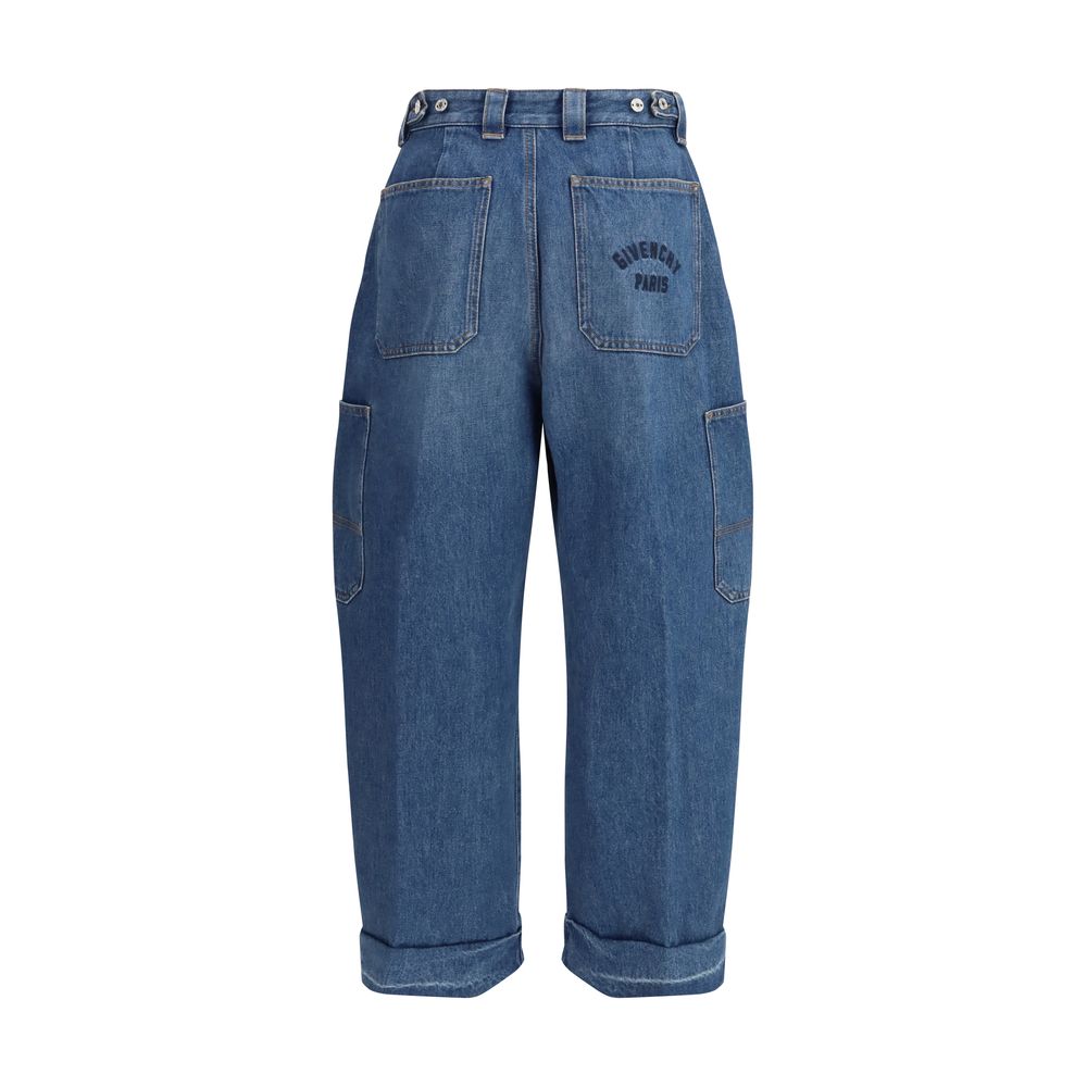 Blue Cotton Jeans Denim