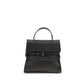 Black Calf Leather Bos Taurus Handbag