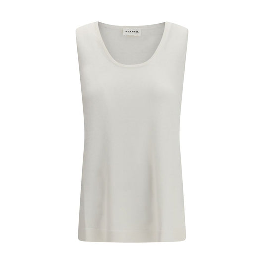 White Linen Tank Tops