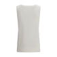 White Linen Tank Tops